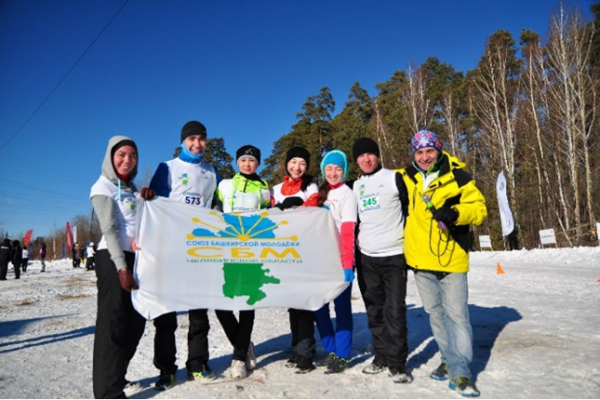 Башкирская команда приняла участие в зимнем марафоне